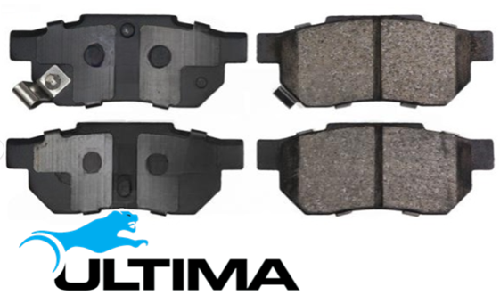 REAR BRAKE PADS FOR HONDA ZC B16A B16A2 B16B D16A D16A8 D16Y D16Y1 D16Y4 D16Y5 D16Y7 D16Z2 1.6L I4