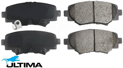 REAR BRAKE PADS TO SUIT MAZDA AXELA BM PE-VPR P5-VPS 1.5L 2.0 I4 NON-ELECTRIC PARK BRAKE FWD