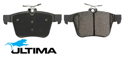 ULTIMA REAR BRAKE PAD SET TO SUIT VOLKSWAGEN PASSAT B8 CJSA CJXA DFCA CUAA TWIN TURBO DIESEL 1.8L 2.0L I4