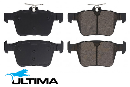 ULTIMA REAR BRAKE PAD SET TO SUIT VOLKSWAGEN PASSAT B8 CJSA CJXA DFCA CUAA TWIN TURBO DIESEL 1.8L 2.0L I4