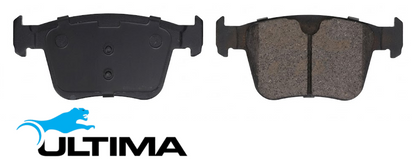 ULTIMA REAR BRAKE PAD SET TO SUIT VOLKSWAGEN PASSAT B8 CJSA CJXA DFCA CUAA TWIN TURBO DIESEL 1.8L 2.0L I4