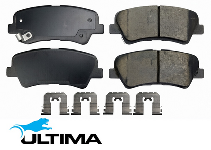 ULTIMA REAR BRAKE PAD SET TO SUIT LDV G10 SV7A SV7C 4G69S4N EH1SF EH1SG EH1SH N1RY SC20M163 TURBO DIESEL 1.9L 2.0L 2.4L I4