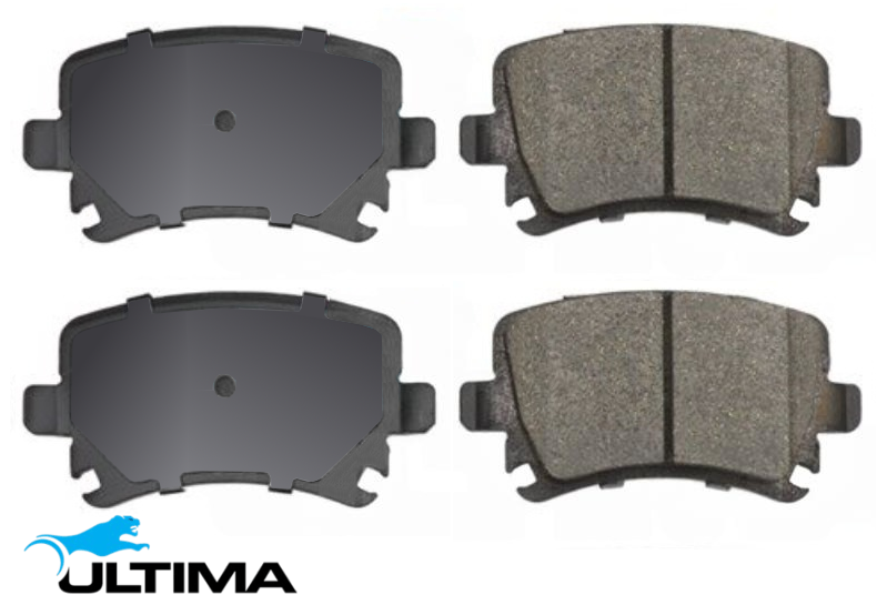 ULTIMA REAR BRAKE PAD SET TO SUIT AUDI A6 C6 CAHA TURBO DIESEL 2.0L I4 TRW DISC