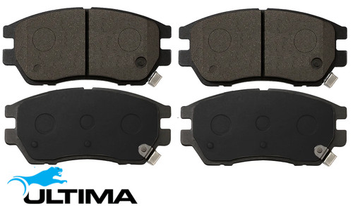 ULTIMA REAR CERAMIC BRAKE PAD SET TO SUIT MITSUBISHI PAJERO NJ NK V26 V46 4M40 DIESEL 2.8L I4