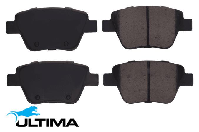 ULTIMA REAR BRAKE PAD SET TO SUIT VOLKSWAGEN CXSA CAXA CDLG CBAB CBBB CFGB CFHB 1.4L 1.6L 2.0L I4