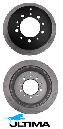 ULTIMA REAR DISC BRAKE ROTOR SET TO SUIT TOYOTA LANDCRUISER UZJ200R 2UZ-FE 4.7L V8