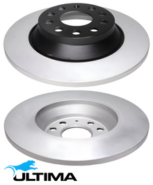 ULTIMA REAR SOLID DISC BRAKE ROTOR SET TO SUIT AUDI TTS FV CJXF CJXG TURBO 2.0L I4