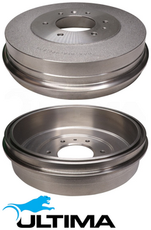ULTIMA REAR DRUM BRAKE SET TO SUIT FORD RANGER PX3 YN2S 2.0L I4 EXCEPT RAPTOR & RAPTOR X