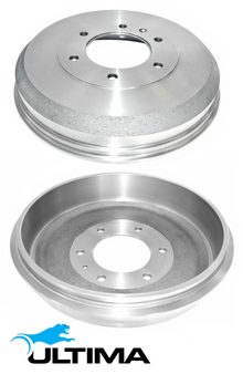 ULTIMA REAR DRUM BRAKE SET TO SUIT HOLDEN RODEO RA 4JH1-TC TURBO DIESEL 3.0L I4 4WD 2D