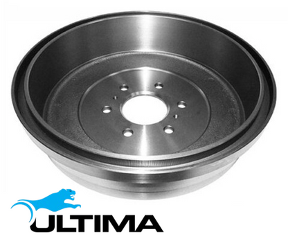 ULTIMA REAR DRUM BRAKE SET TO SUIT NISSAN NAVARA NP300 D23 QR25DE YD25DDTI TURBO DIESEL 2.5L I4