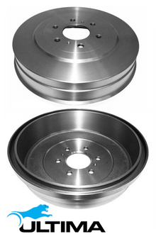 ULTIMA REAR DRUM BRAKE SET TO SUIT NISSAN NAVARA D40 VQ40DE V9X TURBO DIESEL 3.0L 4.0L V6
