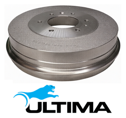 ULTIMA REAR DRUM BRAKE SET TO SUIT FORD COURIER PH 1V 4.0L V6