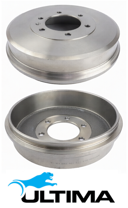 ULTIMA REAR DRUM BRAKE SET TO SUIT ISUZU D-MAX TFR TFS 4JJ1-TCX 4JJ3-TCX RZ4E-TC 1.9 3.0 I4 06/12 ON