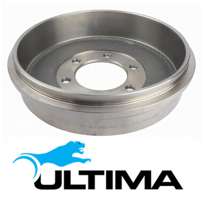 ULTIMA REAR DRUM BRAKE SET TO SUIT MAZDA BT-50 B19 B30 4JJ3-TCX RZ4E-TC TURBO DIESEL 1.9L 3.0L I4