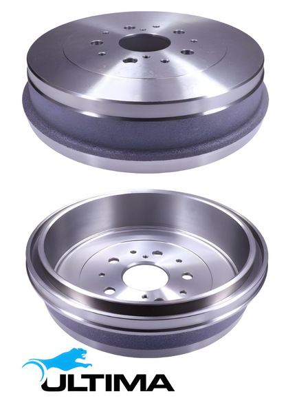 ULTIMA REAR DRUM BRAKE SET TO SUIT TOYOTA HILUX WORKMATE TGN16R TGN121R 2TR-FE 2.7L I4