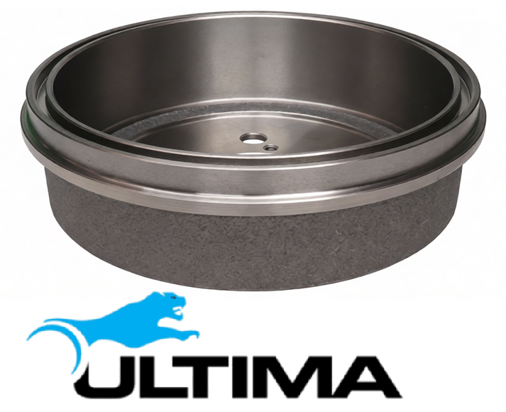 ULTIMA REAR DRUM BRAKE SET TO SUIT TOYOTA COROLLA AE111R 4A-GE 1.6L I4 SEDAN ONLY