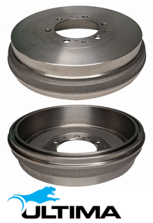 ULTIMA REAR DRUM BRAKE SET TO SUIT TOYOTA HILUX GUN126R 1GD-FTV 2.8L I4 EXCEPT SR5 48V & ROGUE 48V