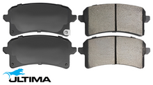 ULTIMA REAR SEMI-METALLIC BRAKE PAD SET TO SUIT LDV D90 SV9A EH1SF SC20M TWIN TURBO DIESEL 2.0L I4