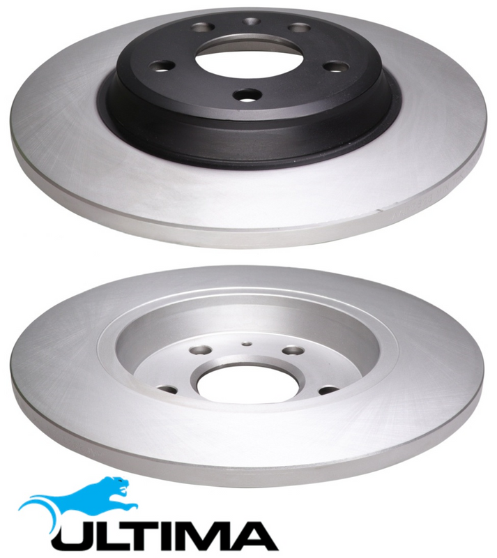 ULTIMA REAR SOLID DISC BRAKE ROTOR SET TO SUIT AUDI A6 C7 CGWD CGWB SU ...