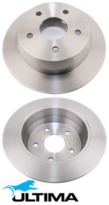 ULTIMA REAR SOLID DISC BRAKE ROTORS TO SUIT JEEP GRAND CHEROKEE WG ENR TURBO DIESEL 2.8L I4 OD 305MM