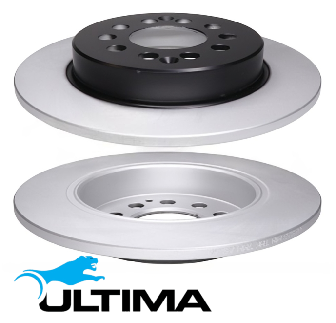 ULTIMA REAR SOLID DISC BRAKE ROTOR SET TO SUIT MG NSE 1.5L I4 OD 255MM