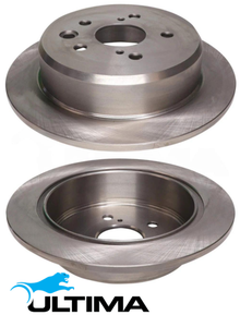 ULTIMA REAR SOLID DISC BRAKE ROTORS TO SUIT LEXUS IS250 GSE20R GSE25R GSE30R 4GR-FSE 2.5 V6 OD 291MM