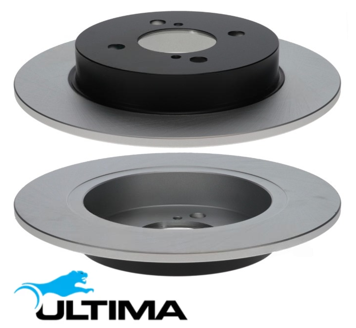 ULTIMA REAR SOLID DISC BRAKE ROTOR SET TO SUIT SUZUKI SWIFT FZ K14B 1.4L I4 OD 259MM