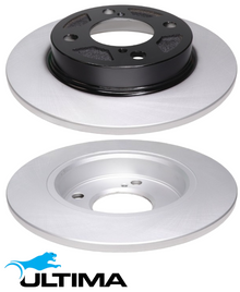 ULTIMA REAR SOLID DISC BRAKE ROTOR SET TO SUIT SUZUKI BALENO EW K14B 1.4L I4 WB52S CHASSIS ONLY