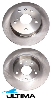ULTIMA REAR SOLID DISC BRAKE ROTOR SET TO SUIT SUZUKI S-CROSS JY K14C M16A 1.4L 1.6L I4