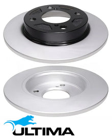 ULTIMA REAR SOLID DISC BRAKE ROTOR SET TO SUIT SUZUKI SWIFT AZ K10C TURBO 1.0L I3