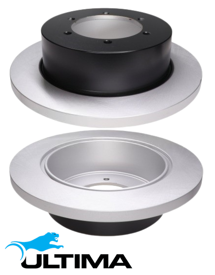 ULTIMA REAR SOLID DISC BRAKE ROTOR SET TO SUIT LDV DELIVER 9 SV63B SV63D SC20M TWIN TURBO DIESEL 2.0L I4 EXCEPT 2D LWB