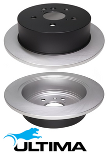 ULTIMA REAR SOLID DISC BRAKE ROTOR SET TO SUIT TOYOTA HARRIER GSU30R GSU31R 2GR-FE 3.5L V6