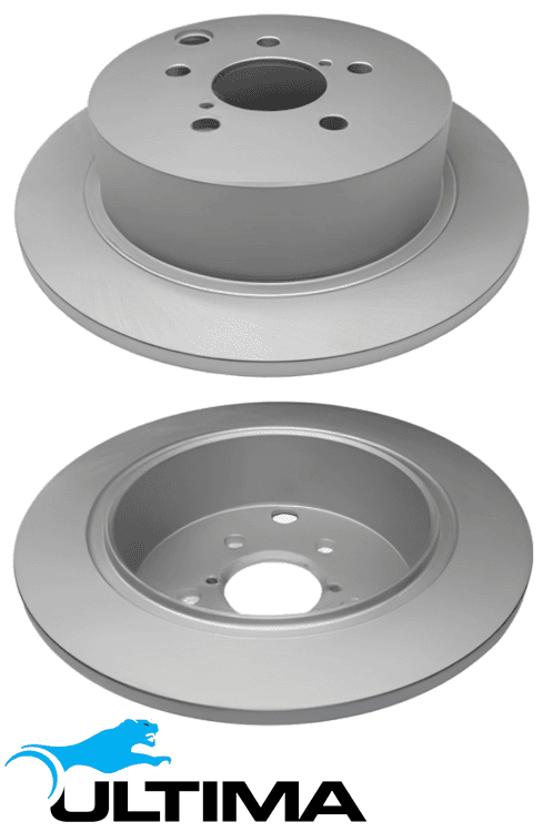 ULTIMA REAR SOLID DISC BRAKE ROTOR SET TO SUIT SUBARU IMPREZA GP FB20A FA20C 2.0L F4 OD 273MM