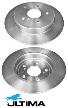 ULTIMA REAR SOLID DISC BRAKE ROTOR SET FOR SUZUKI SX4 RW420 YC11S M15A J20A J20B 1.5 2.0 I4 OD 278MM