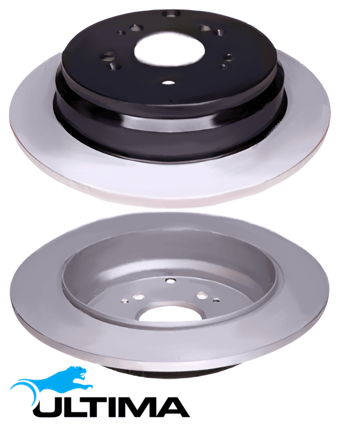 ULTIMA REAR SOLID DISC BRAKE ROTOR SET FOR HONDA CR-V RM R20A5 2.0 I4 SUITS LE VTI VTIPL VTI-S MODEL