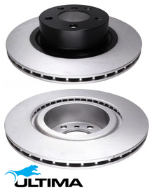 ULTIMA REAR VENTED DISC BRAKE ROTORS TO SUIT BMW X SERIES X3 N20B20A N20B20B TURBO 2.0L I4 OD 330MM