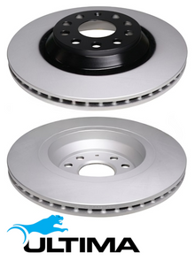 ULTIMA REAR VENTED DISC BRAKE ROTOR SET TO SUIT AUDI CEPA CTSA CZGA CZGB DAZA 2.5L I5