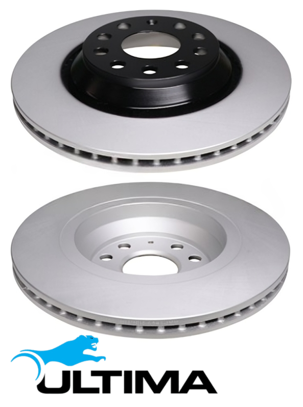 ULTIMA REAR VENTED DISC BRAKE ROTOR SET TO SUIT AUDI RS3 8P 8V CEPA CZGB DAZA TURBO 2.5L I5 OD 310MM