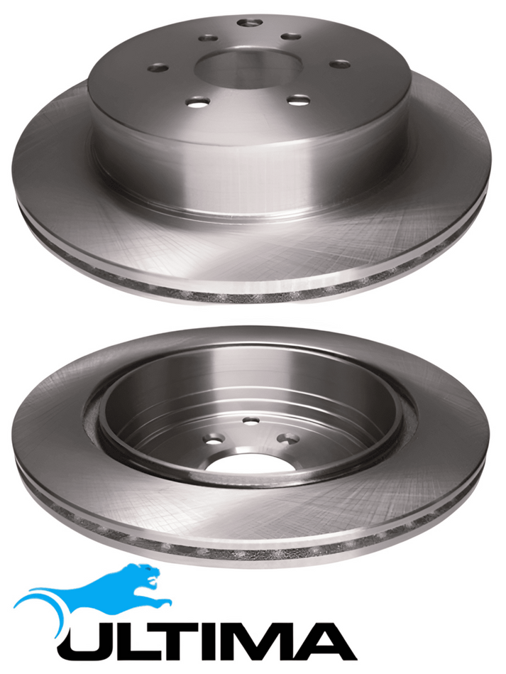 ULTIMA REAR VENTED DISC BRAKE ROTOR SET TO SUIT NISSAN VQ40DE V9X 3.0L ...