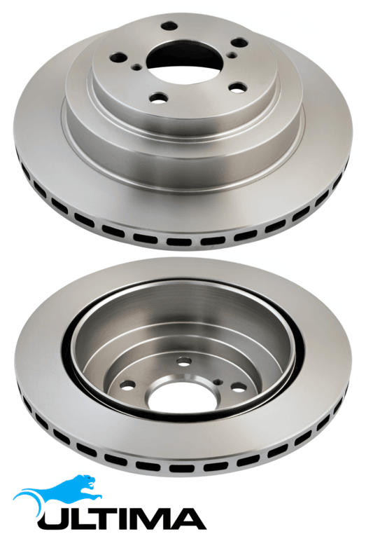 ULTIMA REAR VENTED DISC BRAKE ROTOR SET TO SUIT SUBARU EJ205 EJ207 EJ251 EJ25D TURBO 2.0L 2.5L F4
