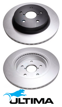 ULTIMA REAR VENTED DISC BRAKE ROTOR SET TO SUIT SUBARU LAGACY BN FB25 2.5L F4