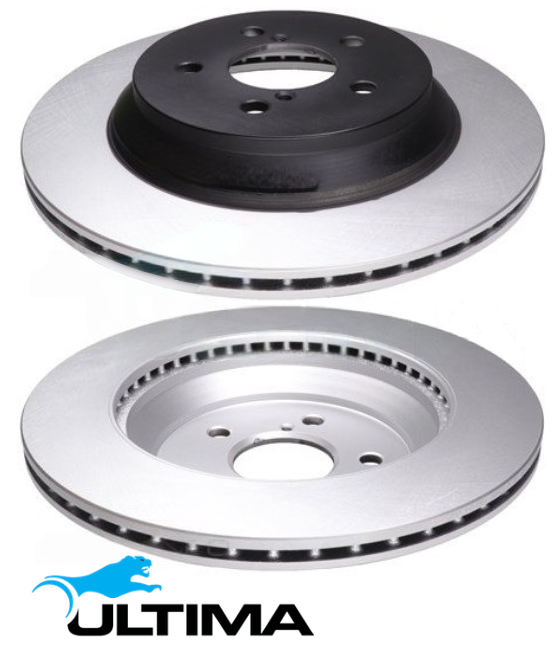 ULTIMA REAR VENTED DISC BRAKE ROTOR SET TO SUIT SUBARU FB20C 2.0L F4