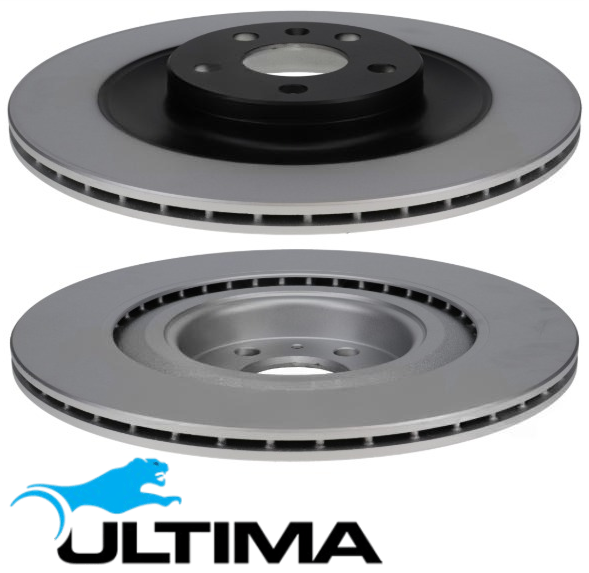 ULTIMA REAR VENTED DISC BRAKE ROTOR SET TO SUIT VOLVO XC90 B420T2 TURBO 2.0L I4 EXCEPT PLUS B5 MODEL
