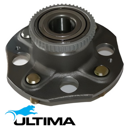 2 X ULTIMA REAR WHEEL HUB & BEARING ASSEMBLY TO SUIT HONDA ACCORD CG5 F23A 2.3 I4 4 STUD EXCL. 103KW
