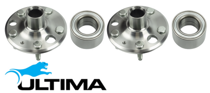 2 X ULTIMA REAR WHEEL HUB & BEARING ASSY TO SUIT FORD FALCON AU WINDSOR OHV MPFI 5.0L V8 SUITS SEDAN