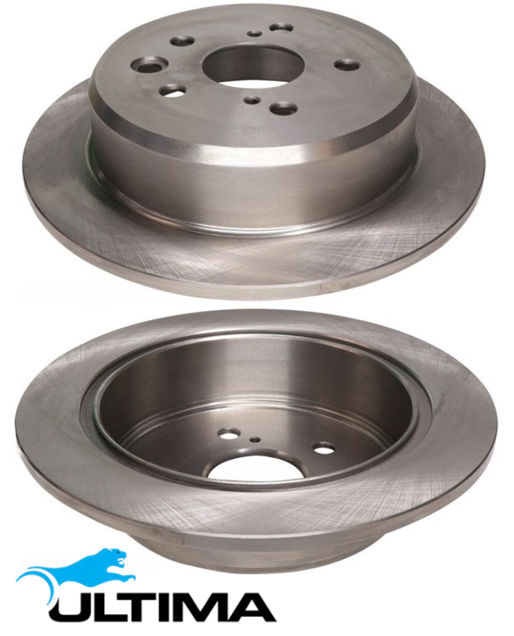 ULTIMA REAR SOLID DISC BRAKE ROTOR SET TO SUIT LEXUS IS300H AVE30R 2AR-FSE 2.5L I4