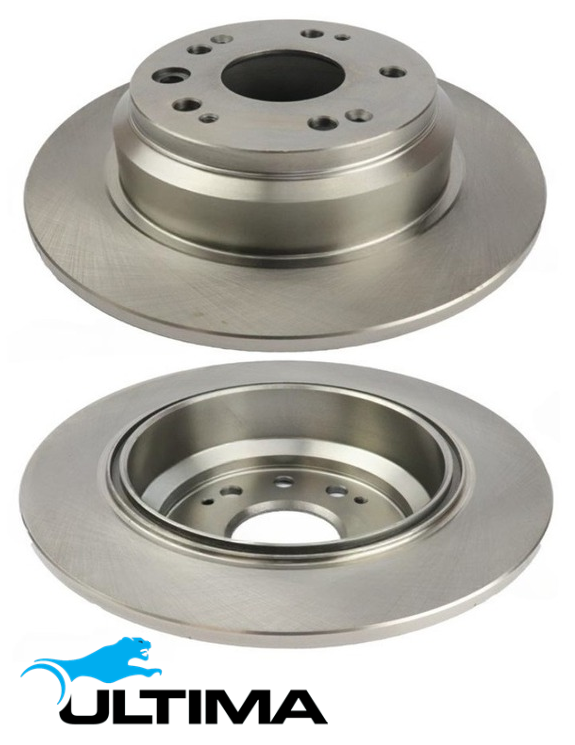 ULTIMA REAR SOLID DISC BRAKE ROTORS TO SUIT HONDA S2000 AP F20C2 2.0L I4 OD 282MM