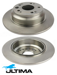 ULTIMA REAR SOLID DISC BRAKE ROTORS TO SUIT HONDA S2000 AP F20C2 2.0L I4 OD 282MM