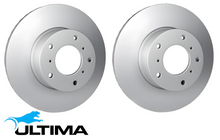 ULTIMA REAR SOLID DISC BRAKE ROTOR SET TO SUIT HONDA ODYSSEY RA F22B F22B6 2.2L I4 OD 282MM