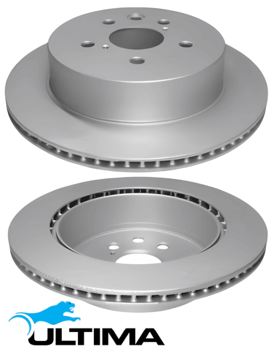 ULTIMA REAR VENTED DISC BRAKE ROTORS TO SUIT LEXUS IS250 GSE20R 4GR-FSE 2.5 V6 EXCEPT 158KW OD 310MM